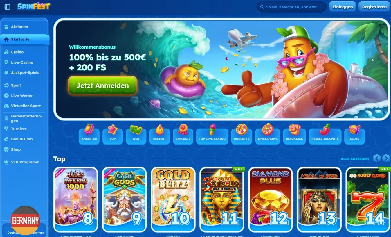 Bewertungen SpinFest Casino