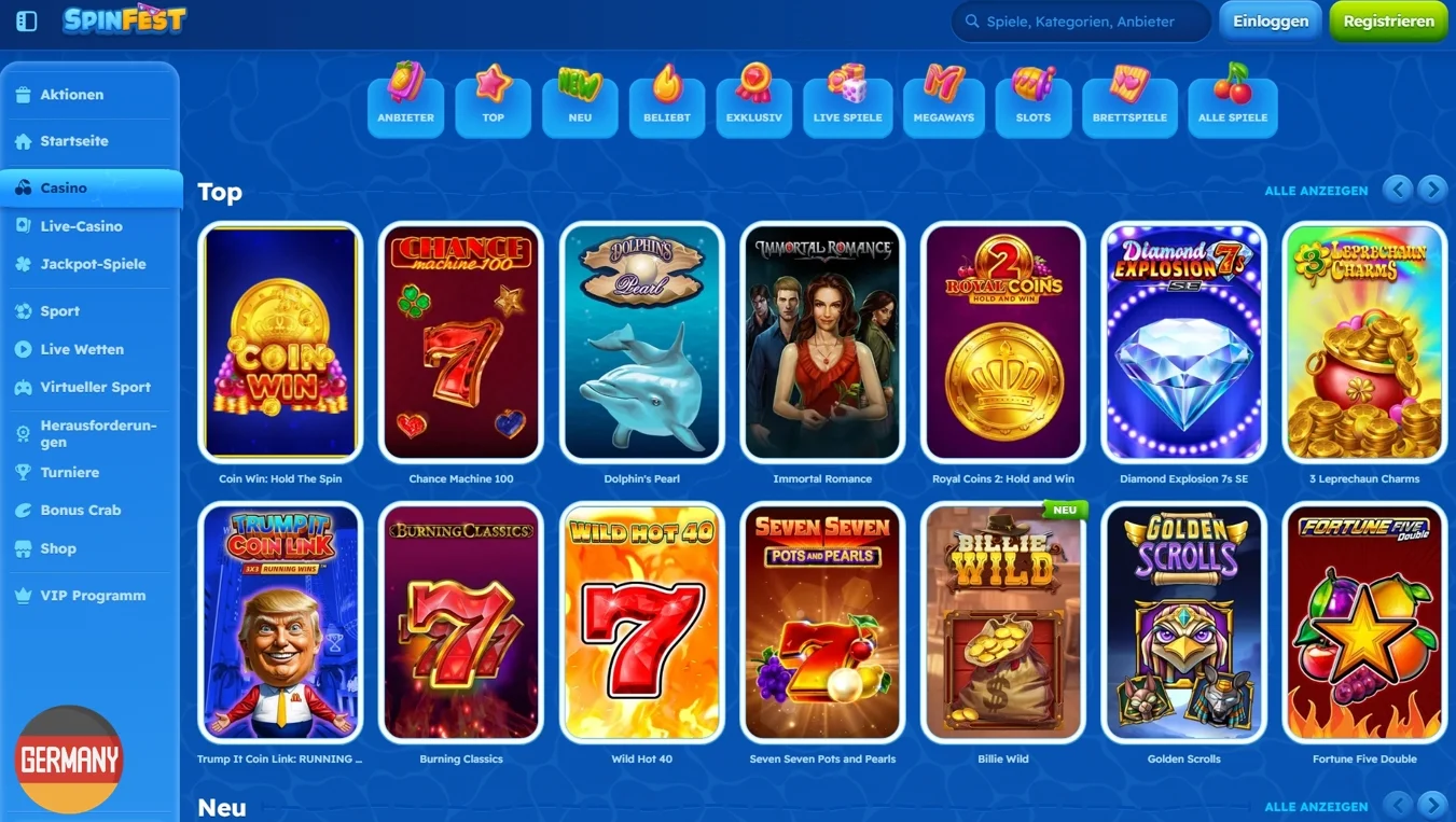 Bewertungen SpinFest Casino