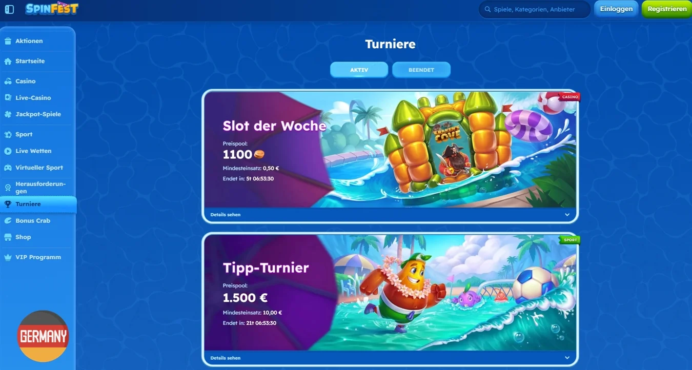 SpinFest Casino Bonus